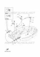 CARENAGE INFERIEUR 2 pour Yamaha F25 2017