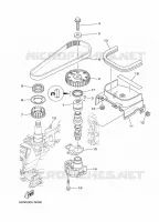 POMPE A HUILE pour Yamaha F25 2017