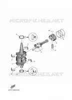 VILEBREQUIN / PISTON pour Yamaha F25 2017