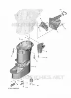 CARTER SUPERIEUR pour Yamaha F25 2017