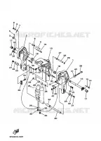 SUPPORT 2 pour Yamaha F30 2009