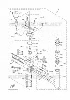 MOTEUR DE SYSTEME D'INCLINAISON pour Yamaha F30 2001