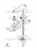POMPE A HUILE pour Yamaha F30 2001