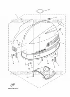 CAPOT SUPERIEUR pour Yamaha F30 2012