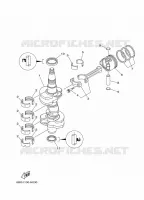 VILEBREQUIN / PISTON pour Yamaha F30 2012