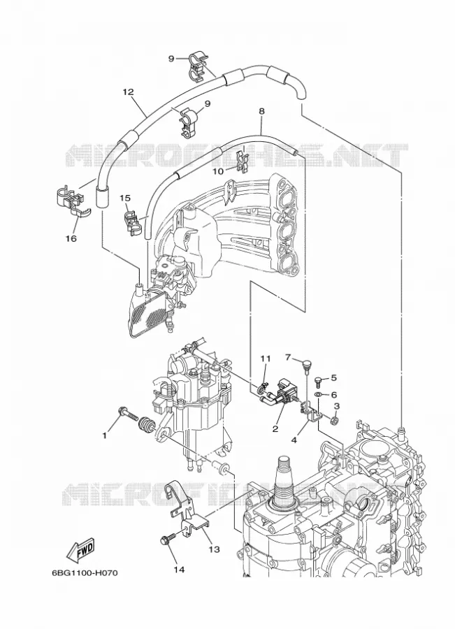 ADMISSION 2 Yamaha OUTBOARD ENGINES 30hp (22.1kW) 2012 F30  F30BETS
