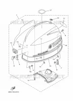 CAPOT SUPERIEUR pour Yamaha F30 2012