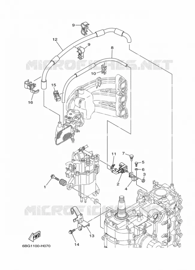 ADMISSION 2 Yamaha OUTBOARD ENGINES 30hp (22.1kW) 2012 F30  F30BEHDL