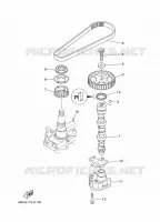 POMPE A HUILE pour Yamaha F30 2012