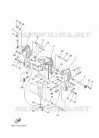 SUPPORT 1 pour Yamaha F30 2012