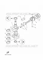 VILEBREQUIN / PISTON pour Yamaha F30 2012