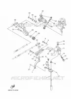 COMMANDE D'ACCELERATEUR pour Yamaha F30 2011
