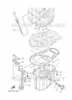 CARTER INFERIEUR pour Yamaha F30 2009