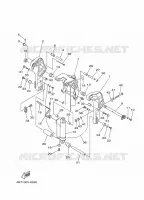SUPPORT 2 pour Yamaha F30 2009