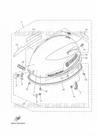 CAPOT SUPERIEUR pour Yamaha FT25 2017
