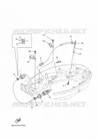 CARENAGE INFERIEUR 2 pour Yamaha FT25 2017