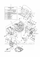 CYLINDRE / CARTER MOTEUR 1 pour Yamaha FT25 2017