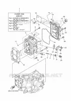 CYLINDRE / CARTER MOTEUR 2 pour Yamaha FT25 2017