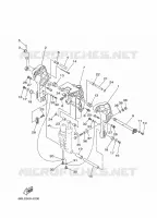SUPPORT 1 pour Yamaha FT25 2012
