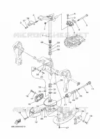 SUPPORT 2 pour Yamaha FT25 2011