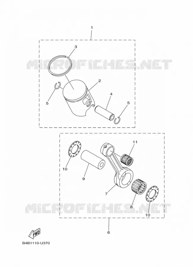 PIÈCES OPTIONNELLES 1 Yamaha MOTO 85 2019 YZ  YZ85LW
