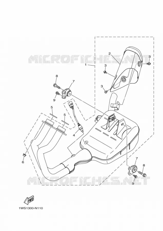 ECHAPPEMENT Yamaha MOTO 700 2019 TRACER  MTT690-A