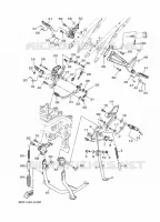 SUPPORT / REPOSE PIEDS pour Yamaha TRACER 2019