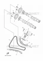 ARBRE A CAMES / CHAINE DE DISTRIBUTION pour Yamaha TRACER 2019
