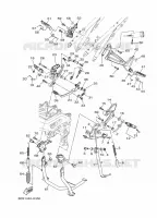 SUPPORT / REPOSE PIEDS pour Yamaha TRACER 2019