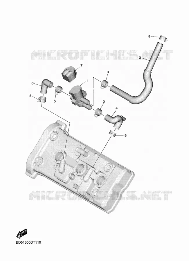 SYSTÈME D'ADMISSION D'AIR AIS Yamaha MOTO 900 2019 NIKEN  MXT850D
