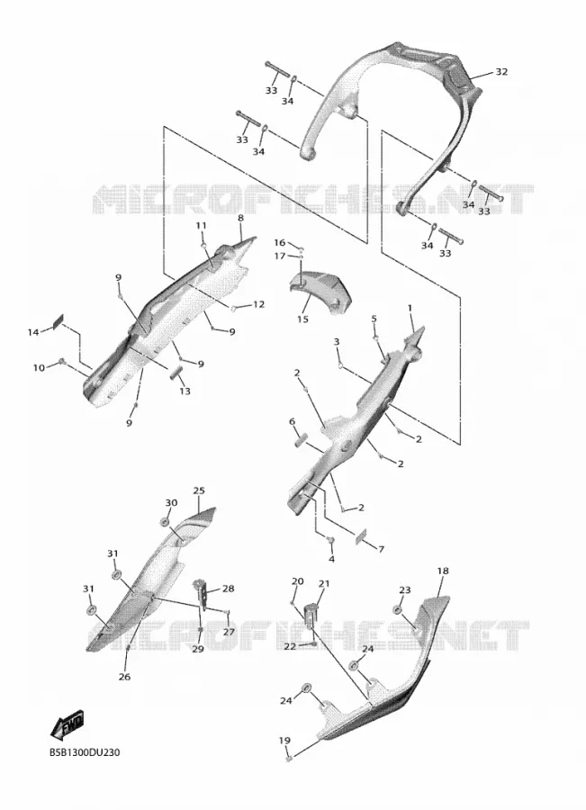 COUVERCLE LATERAL Yamaha MOTO 900 2019 NIKEN  MXT850D