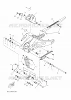 BRAS OSCILLANT / AMORTISSEUR pour Yamaha R125 2019