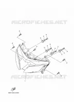 PHARE  pour Yamaha R125 2019