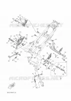 SUPPORT / REPOSE PIEDS pour Yamaha R125 2019