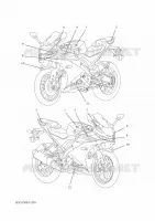 EMBLEME pour Yamaha R125 2019