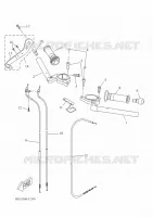 GUIDON ET CABLES pour Yamaha R125 2019
