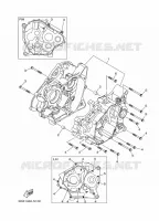 CARTER MOTEUR pour Yamaha R125 2019