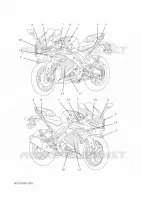 EMBLEME pour Yamaha R125 2019