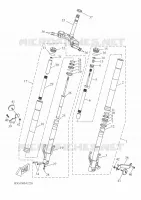 FOURCHE pour Yamaha R125 2019