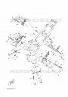 SUPPORT / REPOSE PIEDS pour Yamaha R125 2019