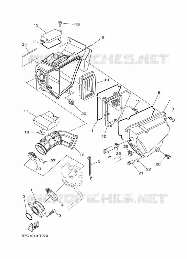 ADMISSION Yamaha MOTO 250 2019 XT  XT250