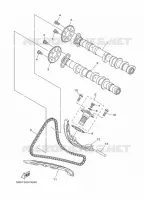 ARBRE A CAMES / CHAINE DE DISTRIBUTION pour Yamaha XSR 2019