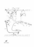 GUIDON ET CABLES pour Yamaha XSR 2019
