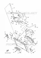 RADIATEUR / DURITES pour Yamaha XSR 2019