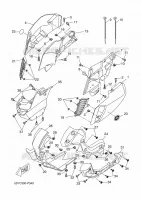 CARENAGES 1  pour Yamaha MT 2019