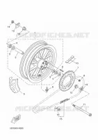 ROUE ARRIERE pour Yamaha MT 2019