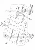 FOURCHE pour Yamaha XENTER 2019