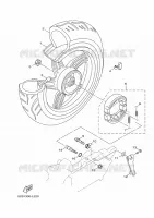 ROUE ARRIERE pour Yamaha XENTER 2019
