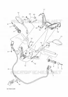 GUIDON ET CABLES pour Yamaha XMAX 2019