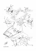 SUPPORT / REPOSE PIEDS pour Yamaha XMAX 2019